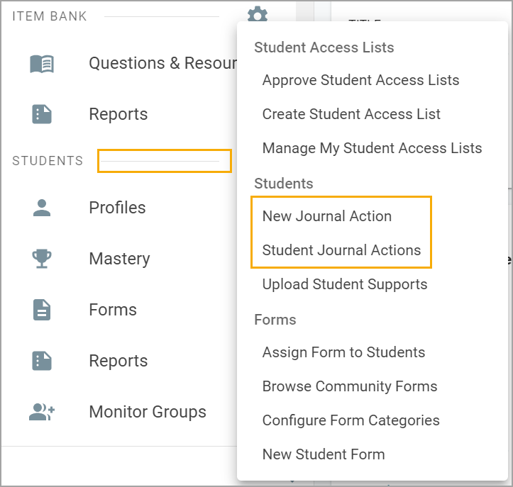 students settings gear journal actions.png