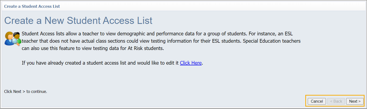 Student Access Lists Create A New Student Access List 1.png